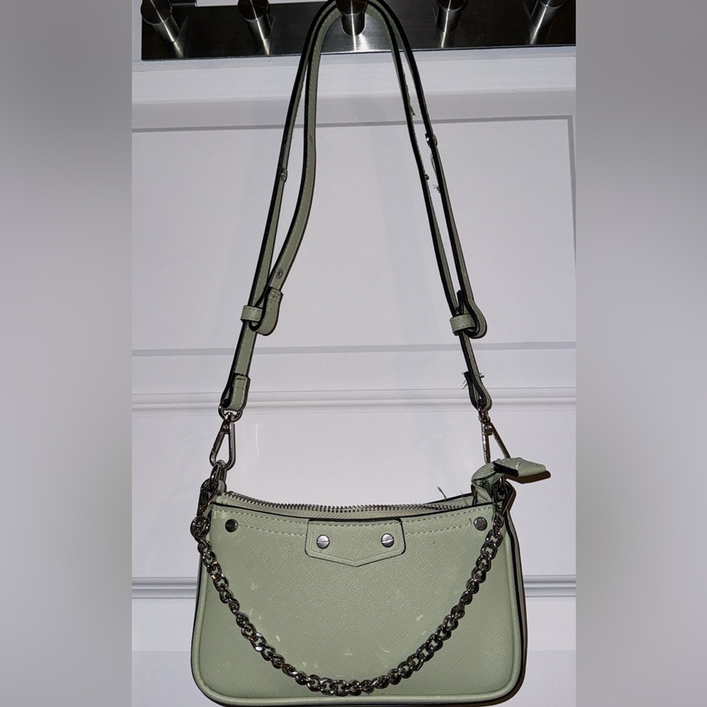 Sleek Green Women's Crossbody Bag